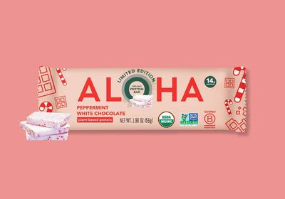 Aloha bar Peppermint White Chocolate