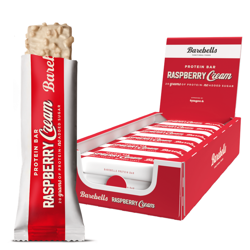 Barebells bar Raspberry Cream