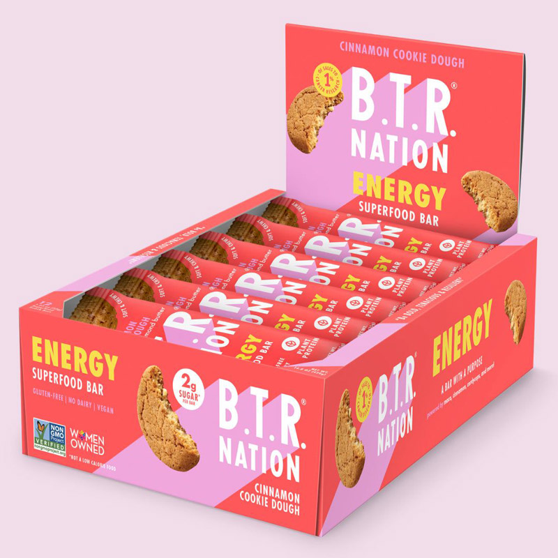 BTR Nation bar Cinnamon Cashew Crunch