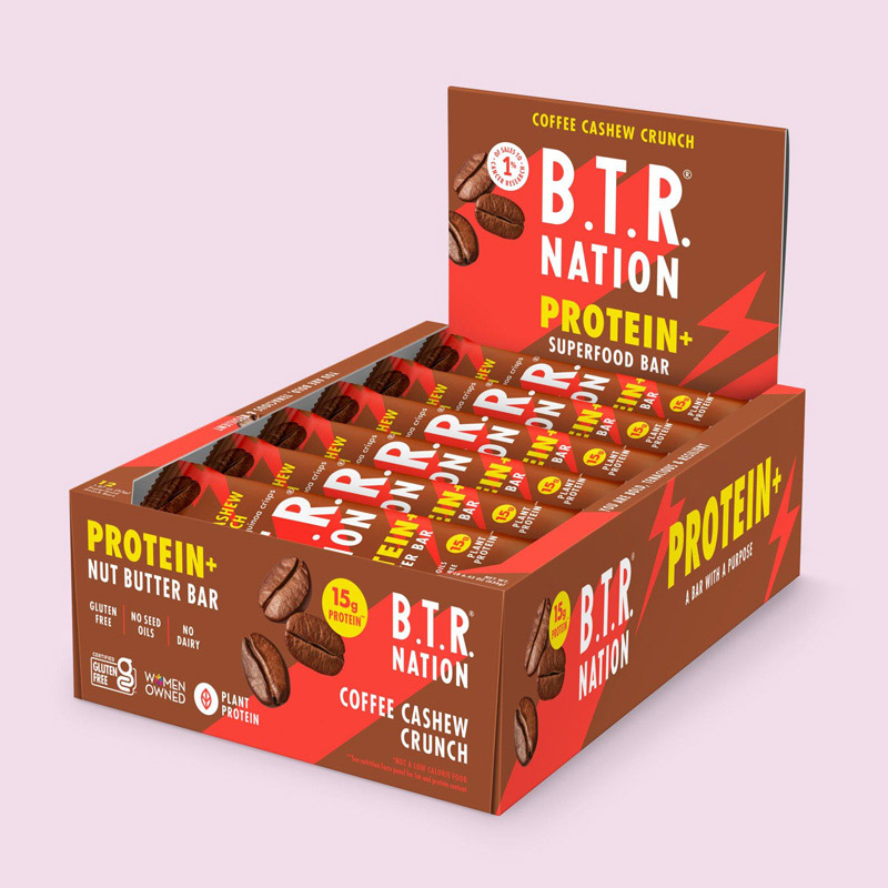 BTR Nation bar Coffee Cashew Crunch