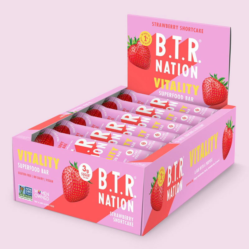 BTR Nation bar Strawberry Shortcake