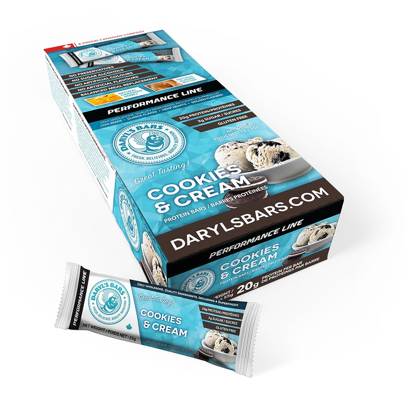 Daryl's Bars bar Cookies & Cream