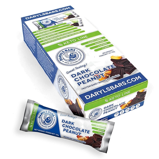 Daryl's Bars bar Keto Dark Chocolate Peanut