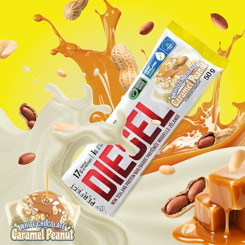 DIESEL bar White Chocolate Caramel Peanut