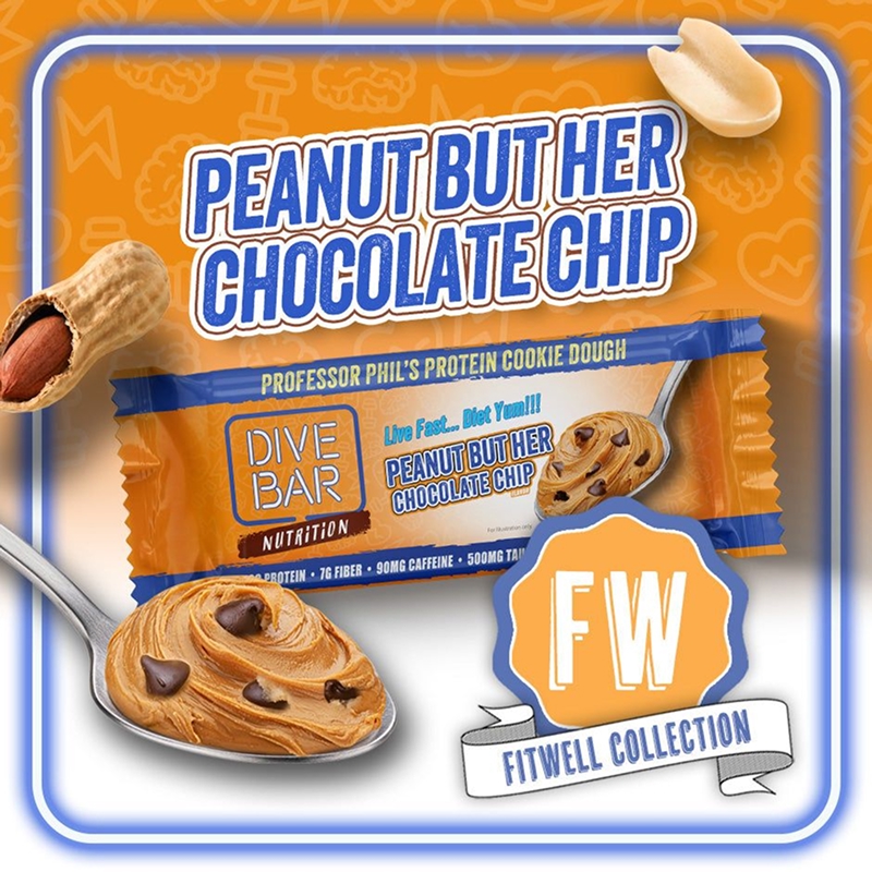 Dive Bar Nutrition bar Peanut But Her Chocolate Chip