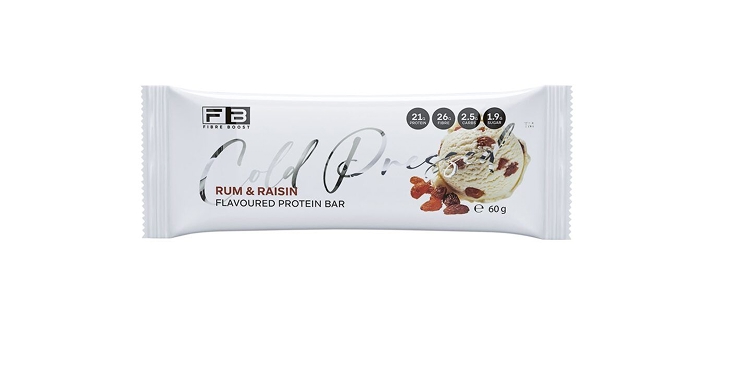 Fibre Boost bar Rum & Raisin