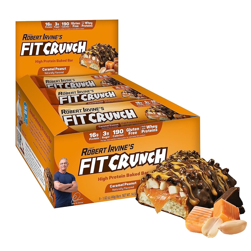 FITCRUNCH bar Caramel Peanut (Snack Size)