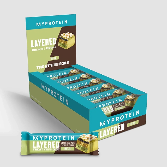 Myprotein bar Layered Matcha