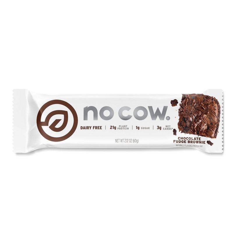No Cow bar Chocolate Fudge Brownie