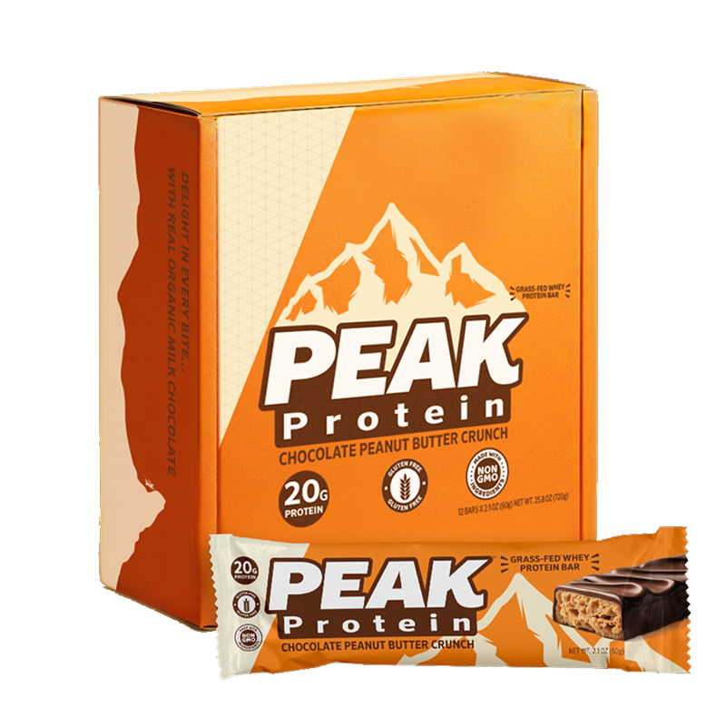 Peak Protein bar Chocolate Peanut Butter Crunch