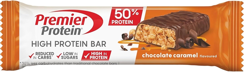 Premier Protein bar Chocolate Caramel