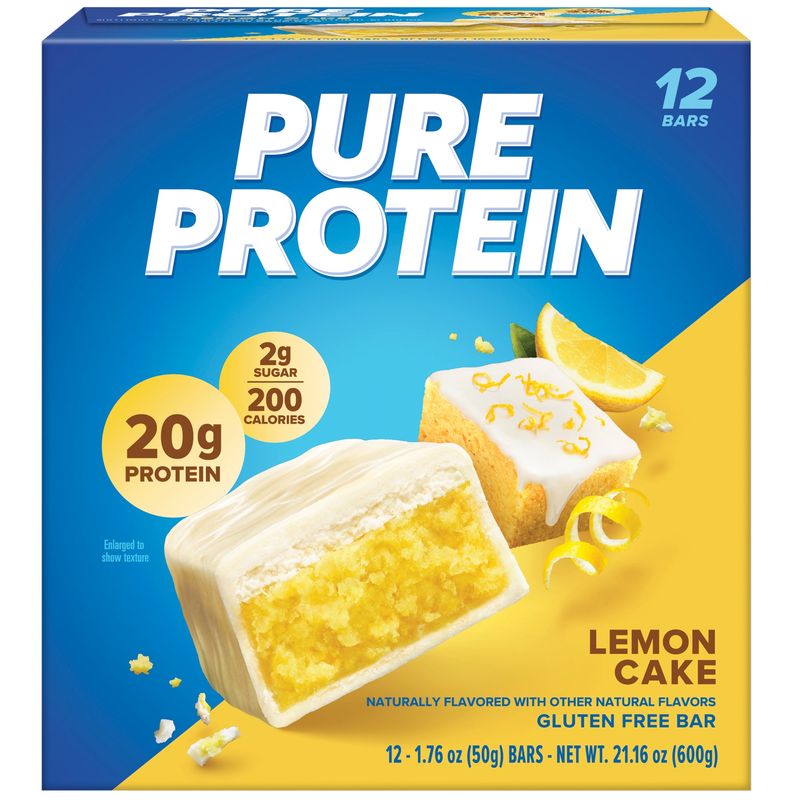 Pure Protein bar Lemon Cake