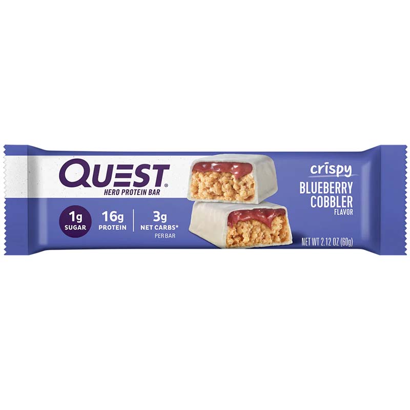 Quest bar Blueberry Cobbler Crispy Hero