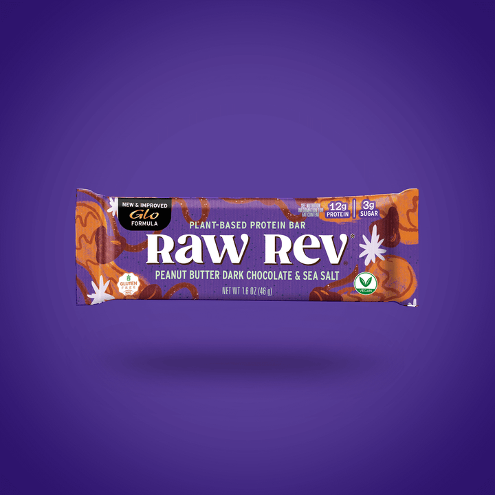 Raw Rev bar Peanut Butter Dark Chocolate & Sea Salt