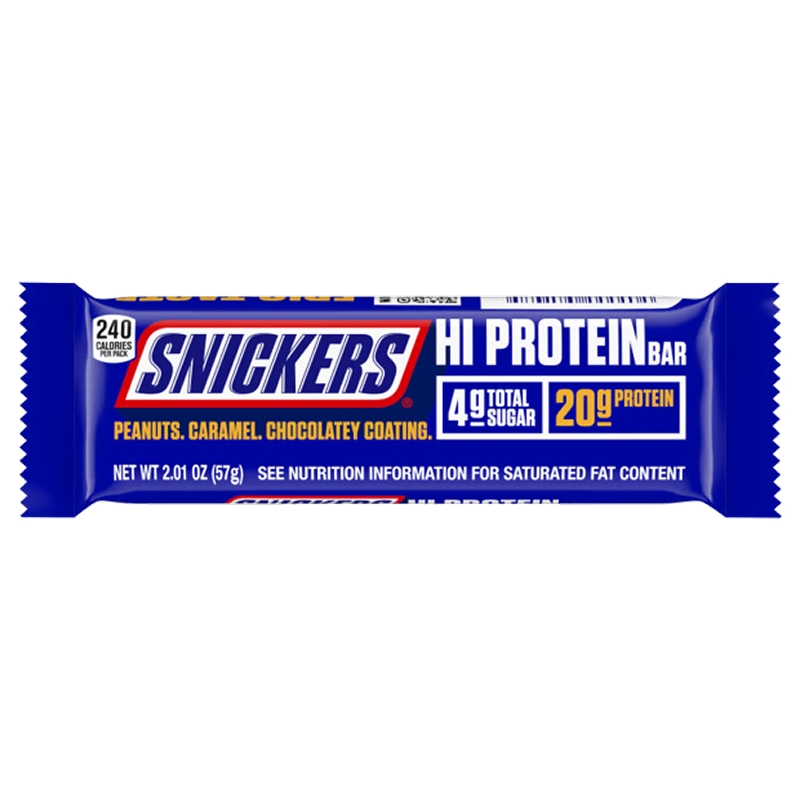 Snickers bar Peanut & Caramel Hi Protein