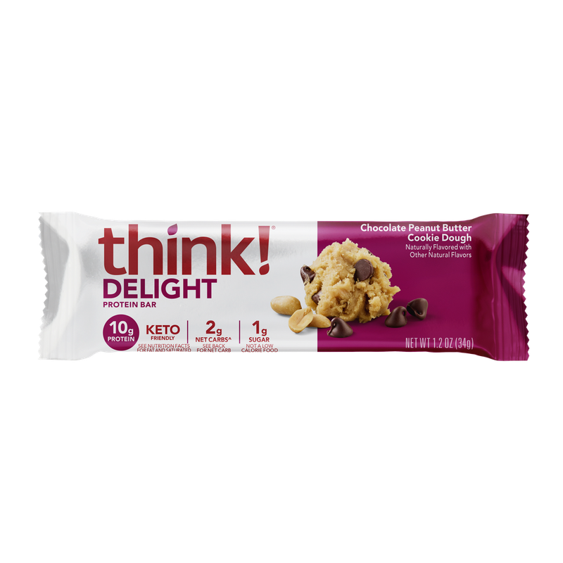 Think bar Chocolate Peanut Butter Cookie Dough Delight